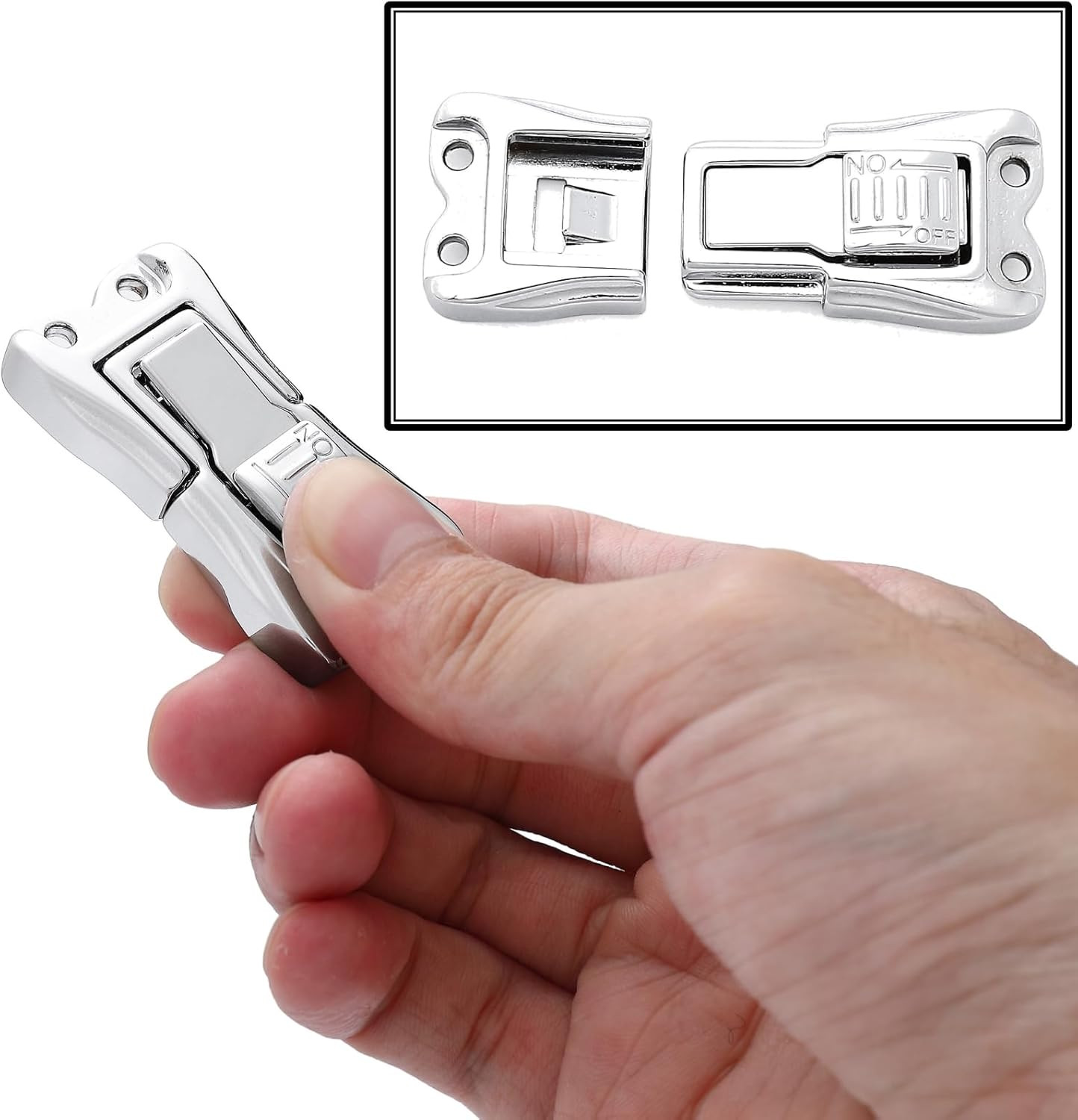 Quick-Release Buckle for Prong Collar, Stainless Steel Metal Buckle for 2.25Mm 3