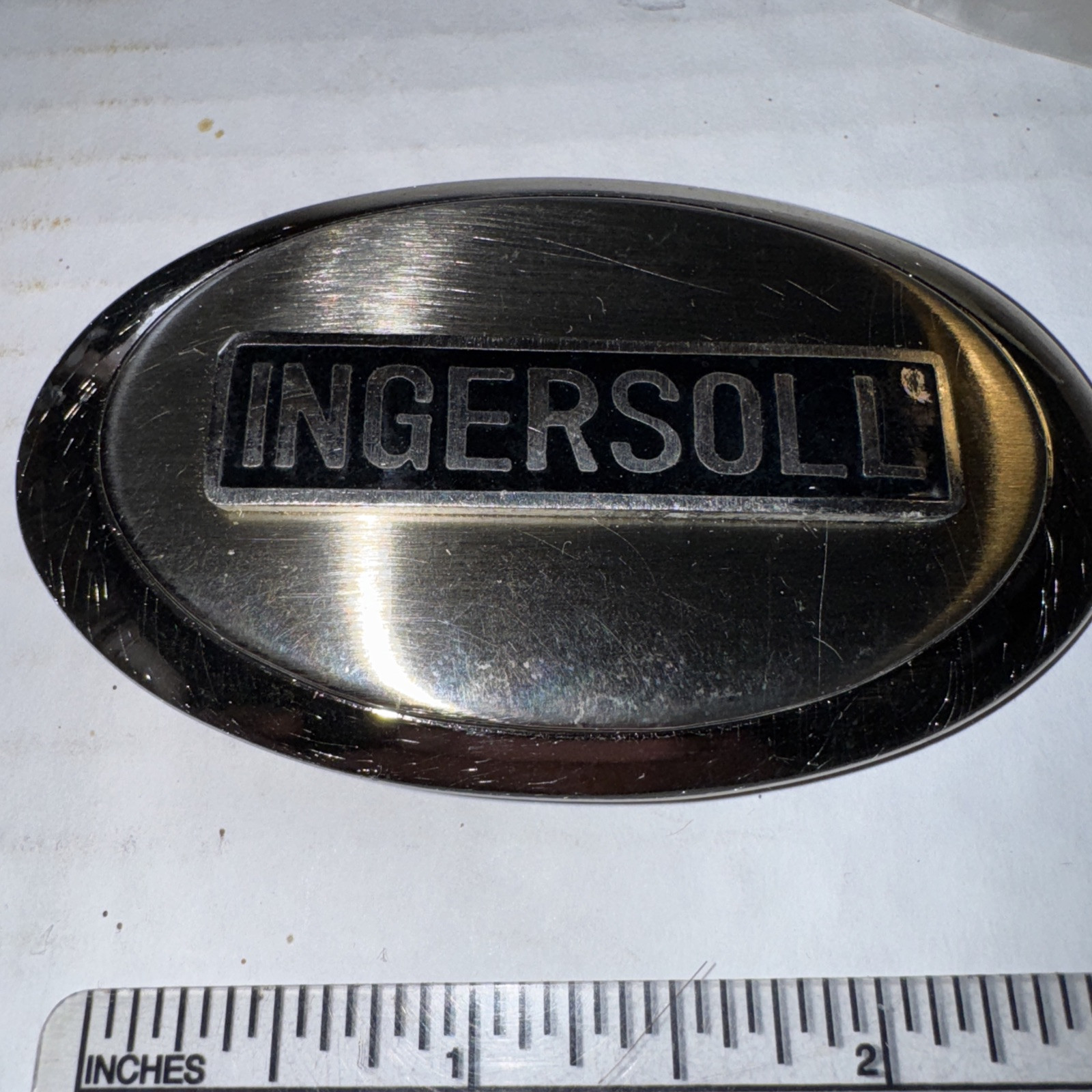 Ingersoll Rand Construction Tool Belt Buckle Rare Free Shipping