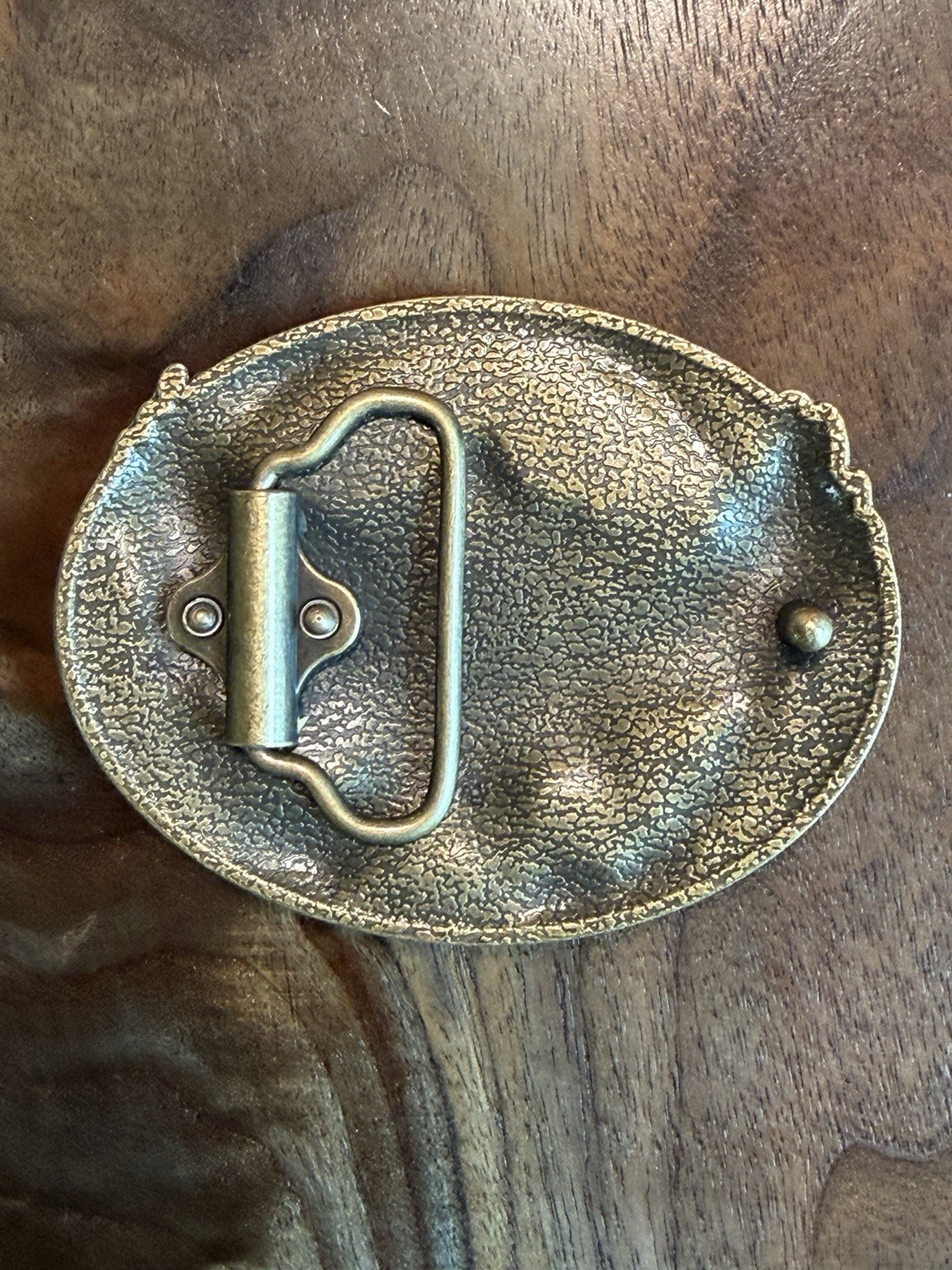 Men&rsquo;s American Eagle Belt Buckle USA Proud Antique Bronze Tone Fits 1.5&Prime; Belt