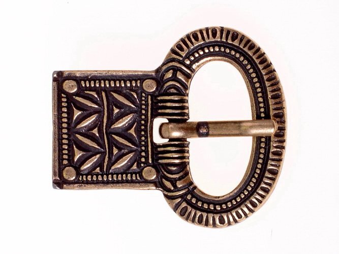 Belt buckle-replica Roman late antique belt buckle buckle for 2 cm belt
