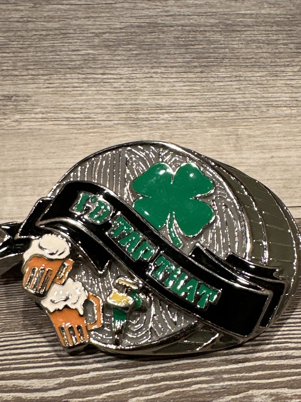 I&rsquo;d Tap That Belt Buckle Keg Irish Shamrock St. Patrick&rsquo;s Day Beer Mugs