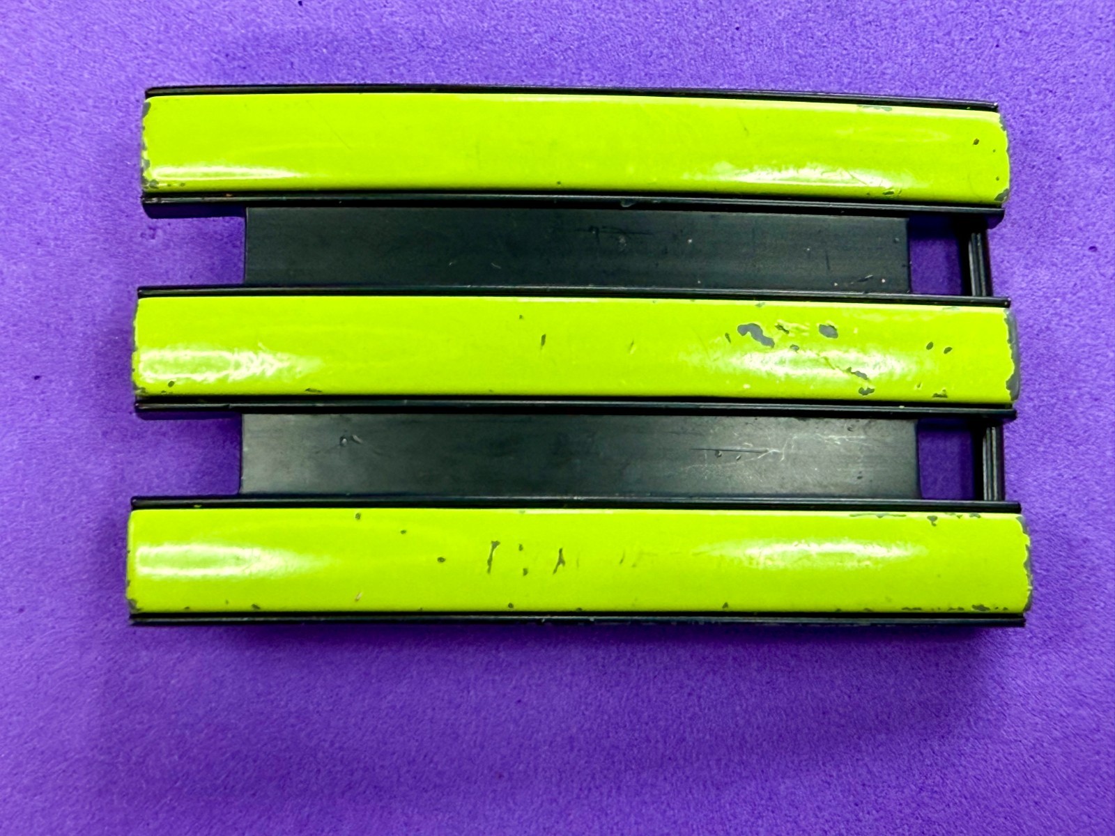 Adidas Golf 3 Stripe Green & Black Color Trophy Award Style Vintage Belt Buckle