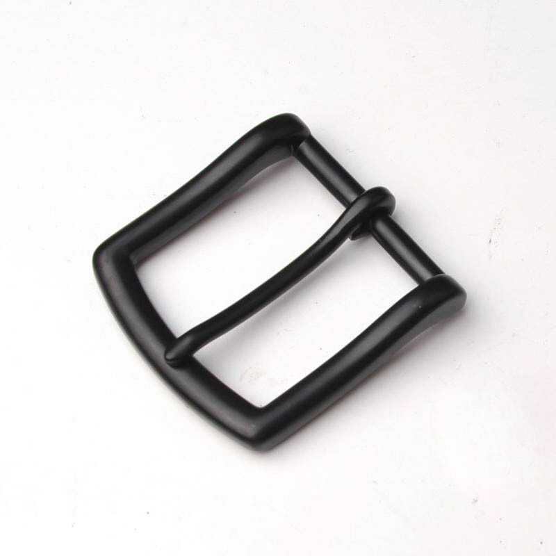 3.9cm Heavy Duty Single Prong Belt Buckle Black Metal Buckle Replacement