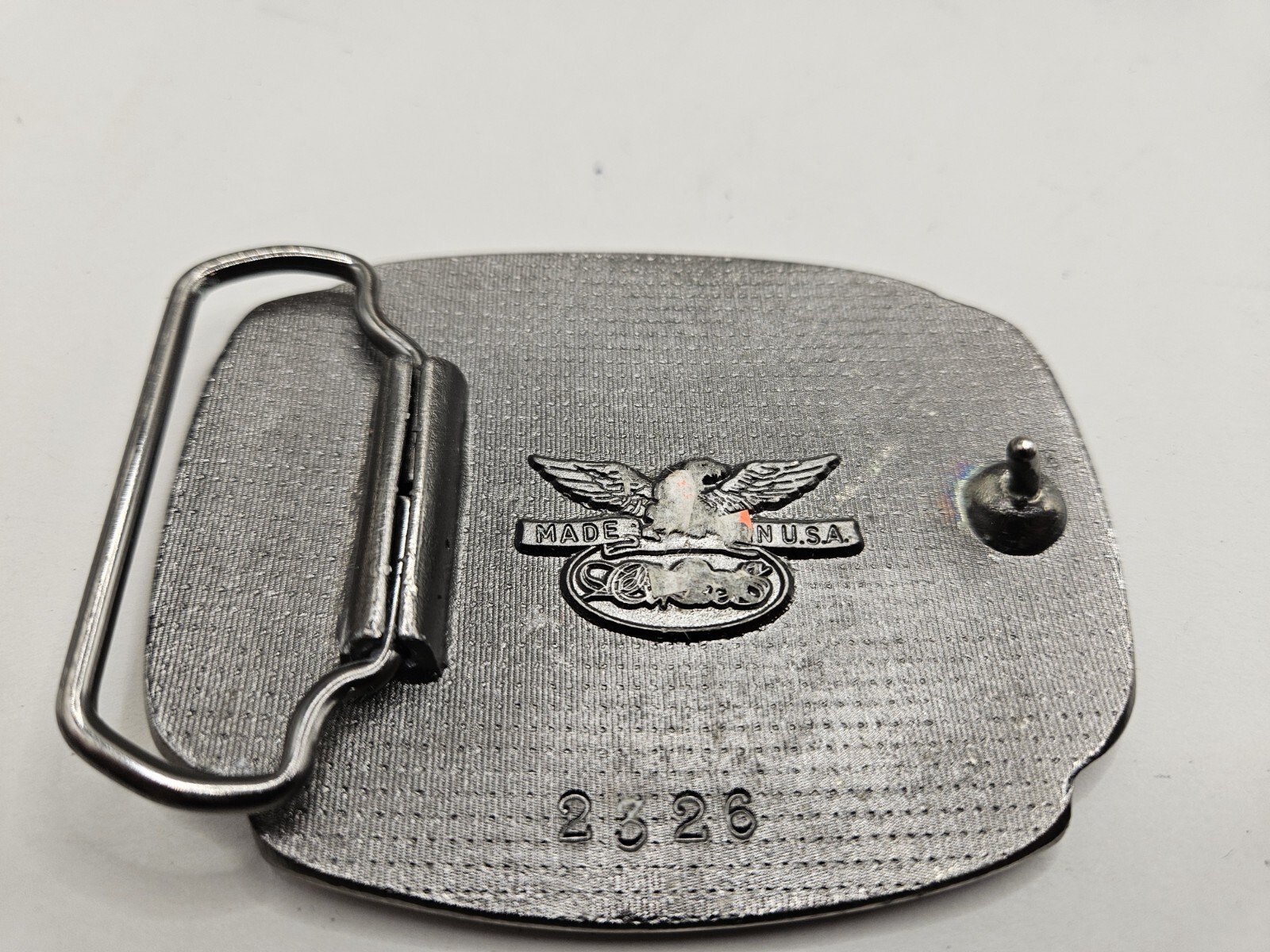 US Army Vietnam Veteran Belt Buckle Made In USA « We served our time in hell »