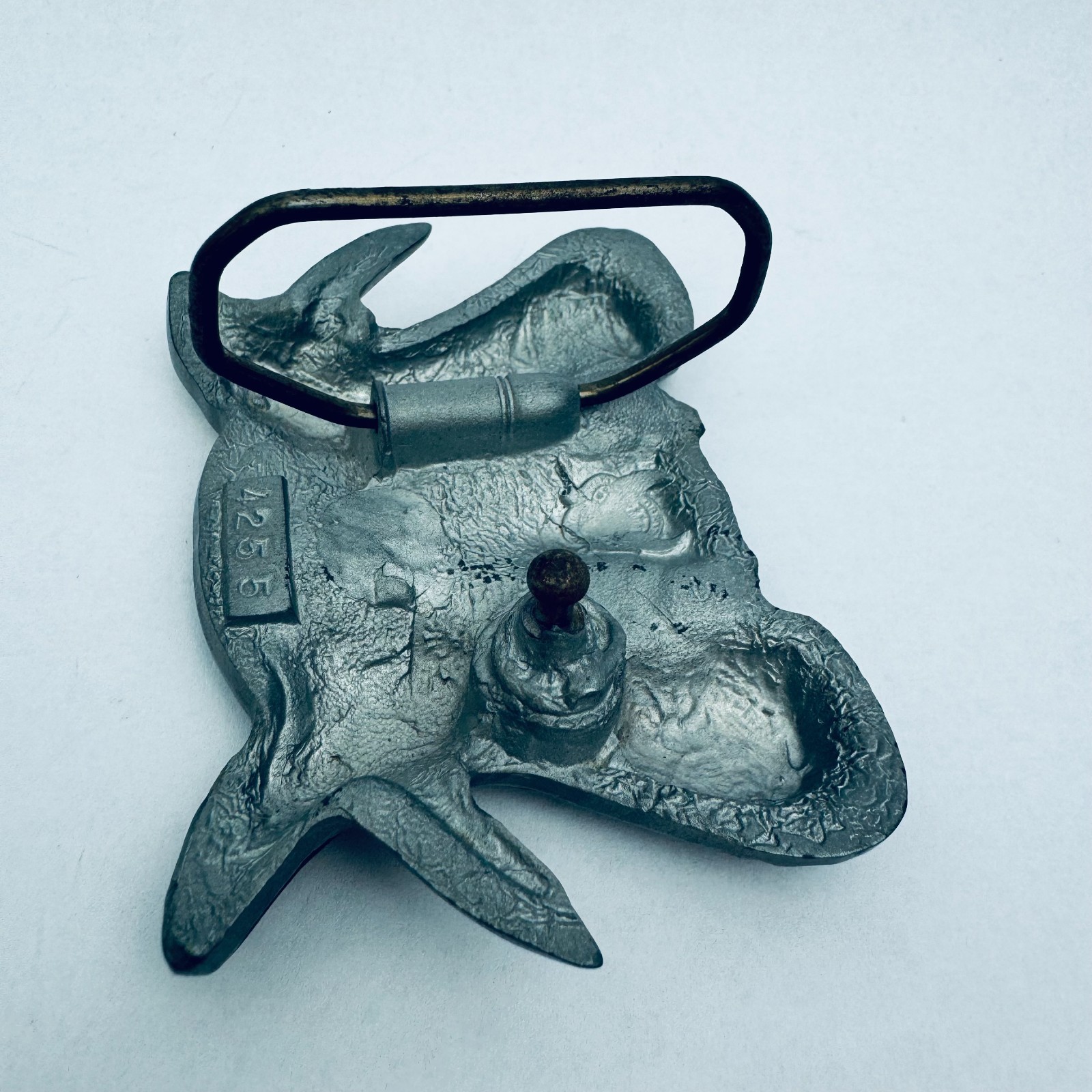 Vintage Western Belt Buckle (Pewter) 1995 Great American Products Cowboy Boots