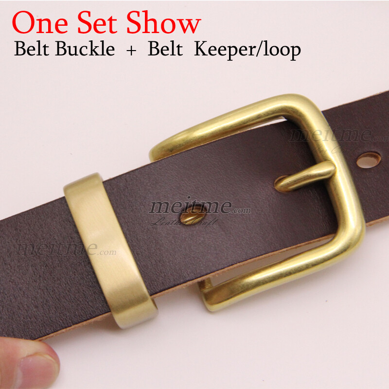 Lot 5 pcs Brass Belt Buckles Men&rsquo;s/Women&rsquo;s Pin Belt Buckle For 38mm / 1.5 inch