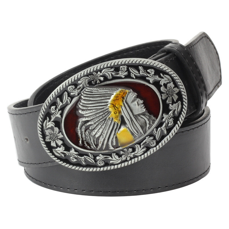 Skull belt buckle for men&rsquo;s Western cowboy motorcycle riding