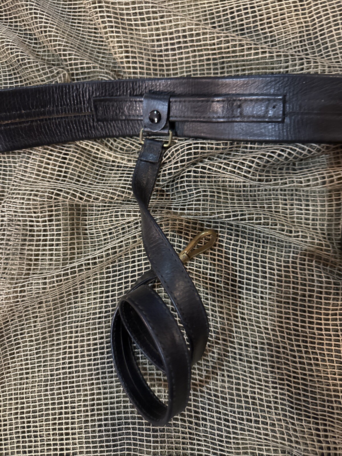 Vtg US Navy Officers Sword Belt And Buckle W/ Hangers Size 34 NS Meyer New York