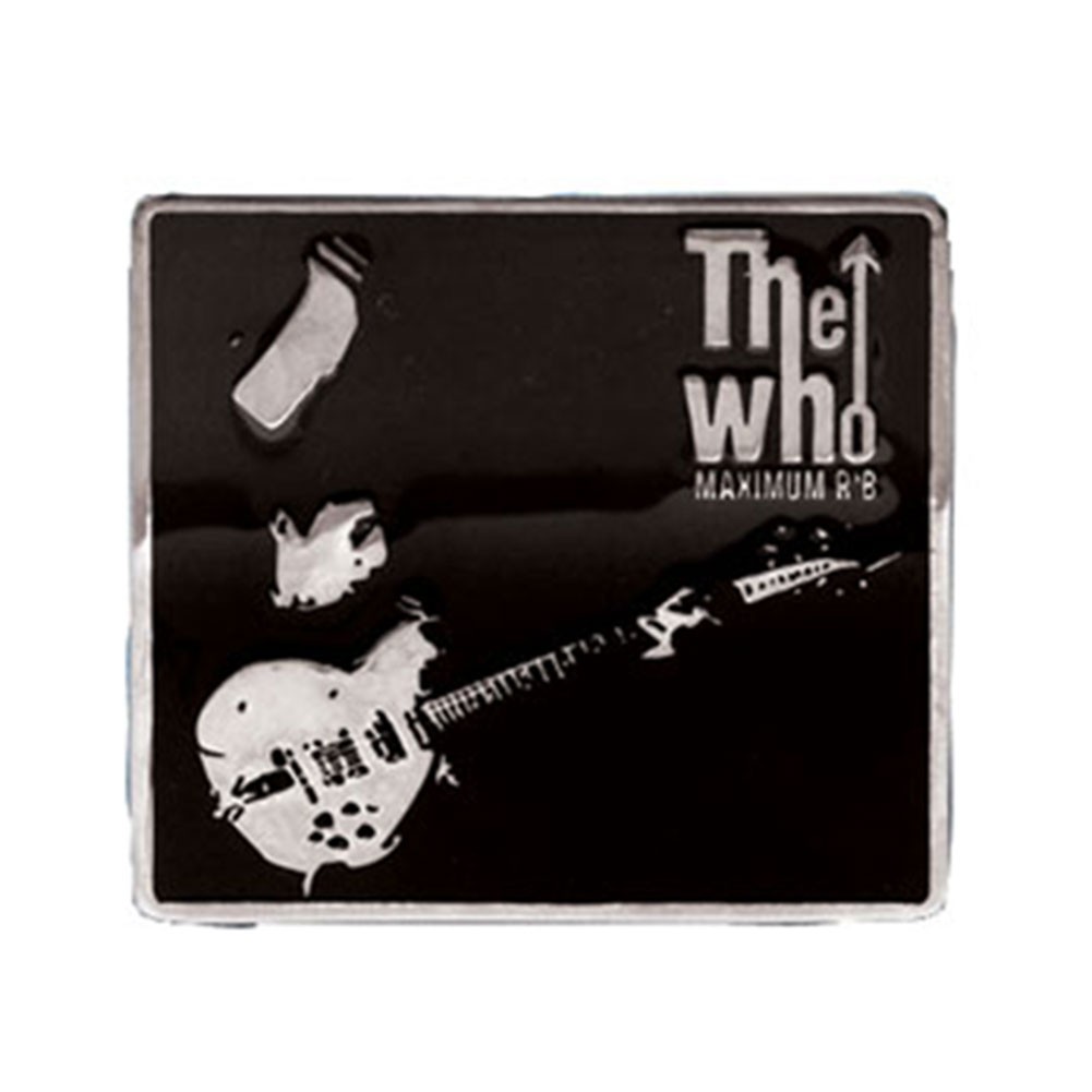 Men&rsquo;s Who Max R&B Strumming Belt Buckle Silver
