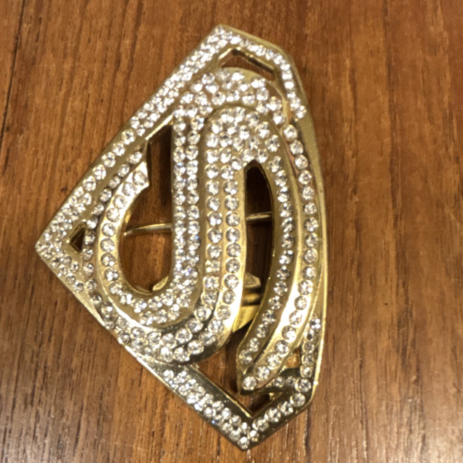 DC Comics Superman Gold Rhinestone Men&rsquo;s Metal Belt Buckle Interchangeable