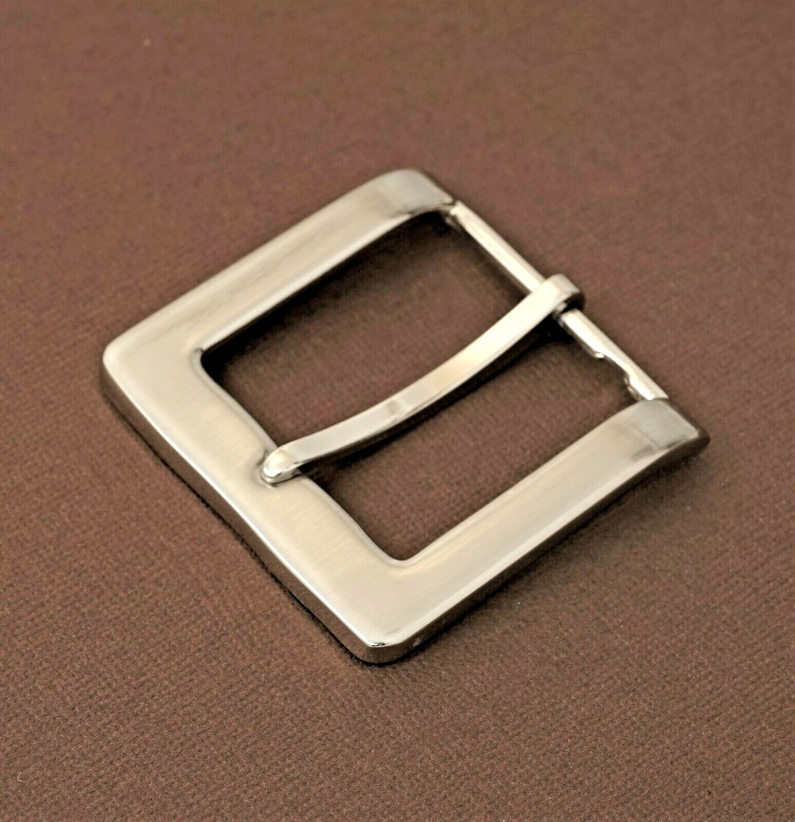 New 1 1/2&Prime; pin buckle(#56) man/women brushed nickel finish jean casual USA