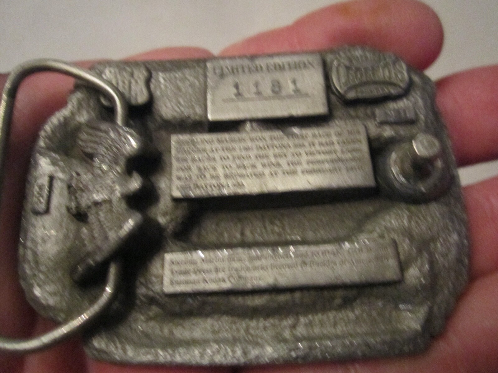 STERLING MARLIN NASCAR DAYTONA 500 BELT BUCKLE – GW-15
