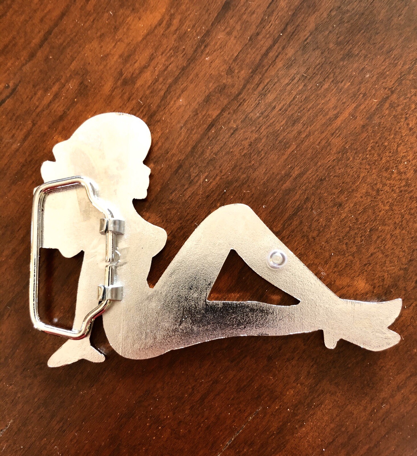 Sexy Pink Mudflap Girl Mud Flap Trucker Chick Metal Unisex Men’s Belt Buckle