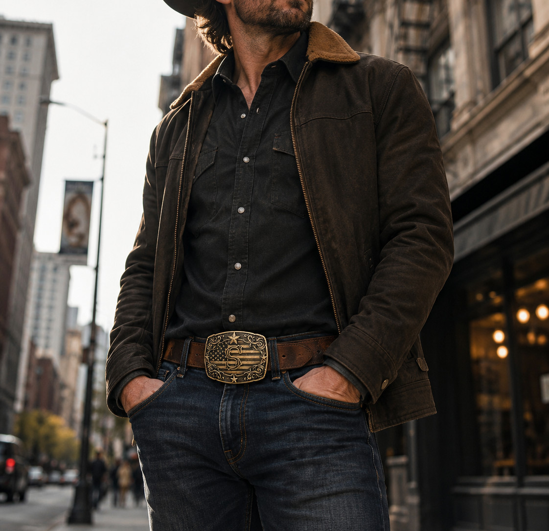 Western Buckle Cowboy Belt Buckles For 1-1/5&Prime; Belt Rodeo Buckles