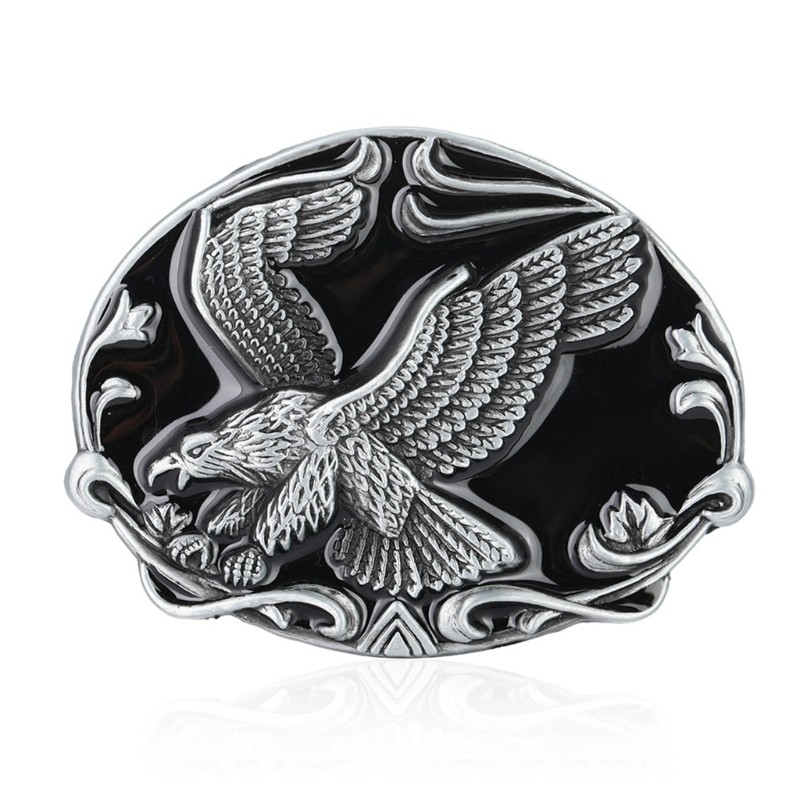 Men Fashion Belt Buckle Multiple Type Metal Relief Teens Rock Waist Belt Buckle