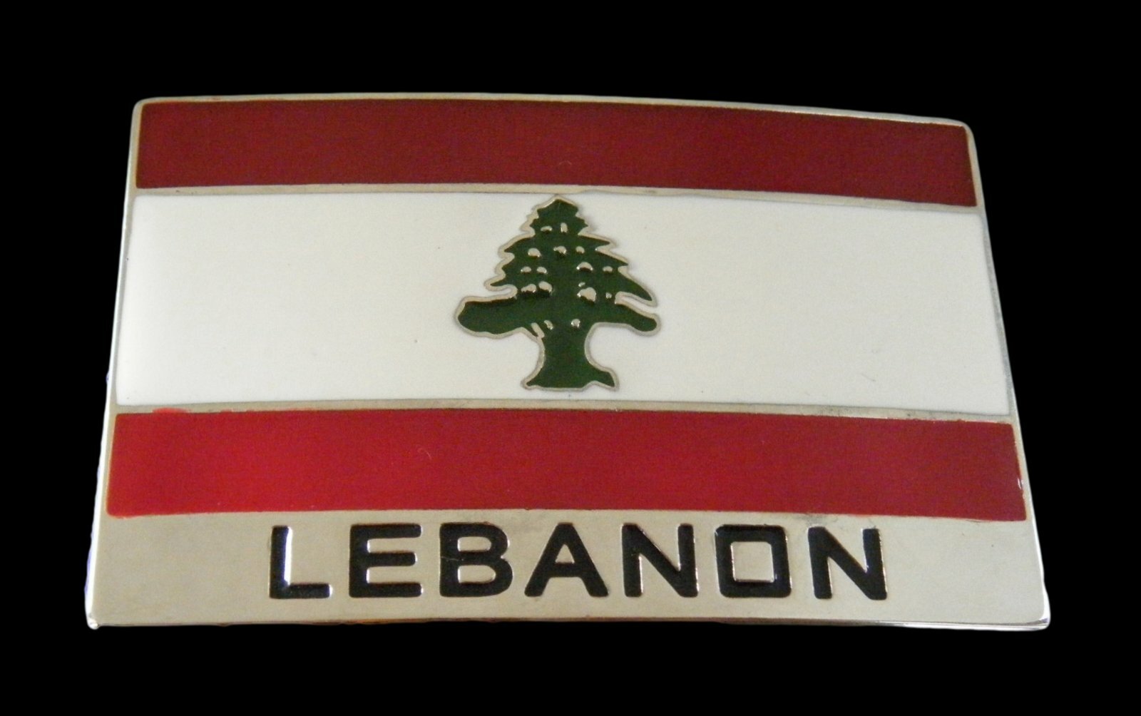 LEBANON LEBANESE FLAG MIDDLE EAST NEW BELT BUCKLE