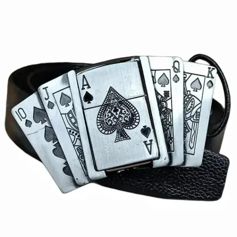 Creative Men&rsquo;s Belt Lighter Metal Belt Buckle Small Tool
