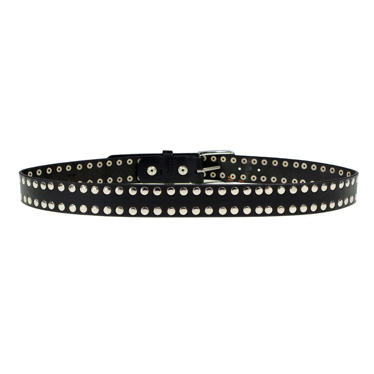 Milwaukee Leather MP7100 Men&rsquo;s Studded Genuine Leather Belt for Biker w/ Buckle