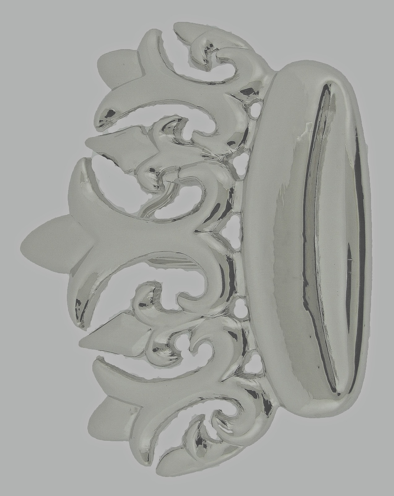 Crown Belt Buckles New Men Women Silver Chrome Metal Western Cowgirl western