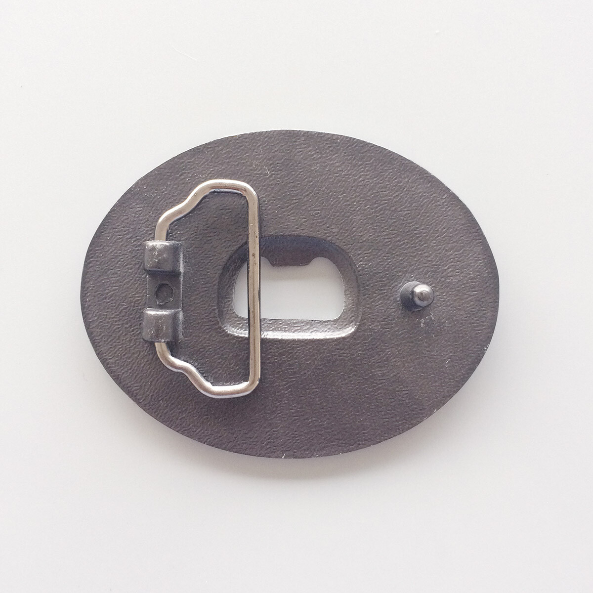 Vintage Style Oval Black Enamel Got Beer Bottle Opener Belt Buckle