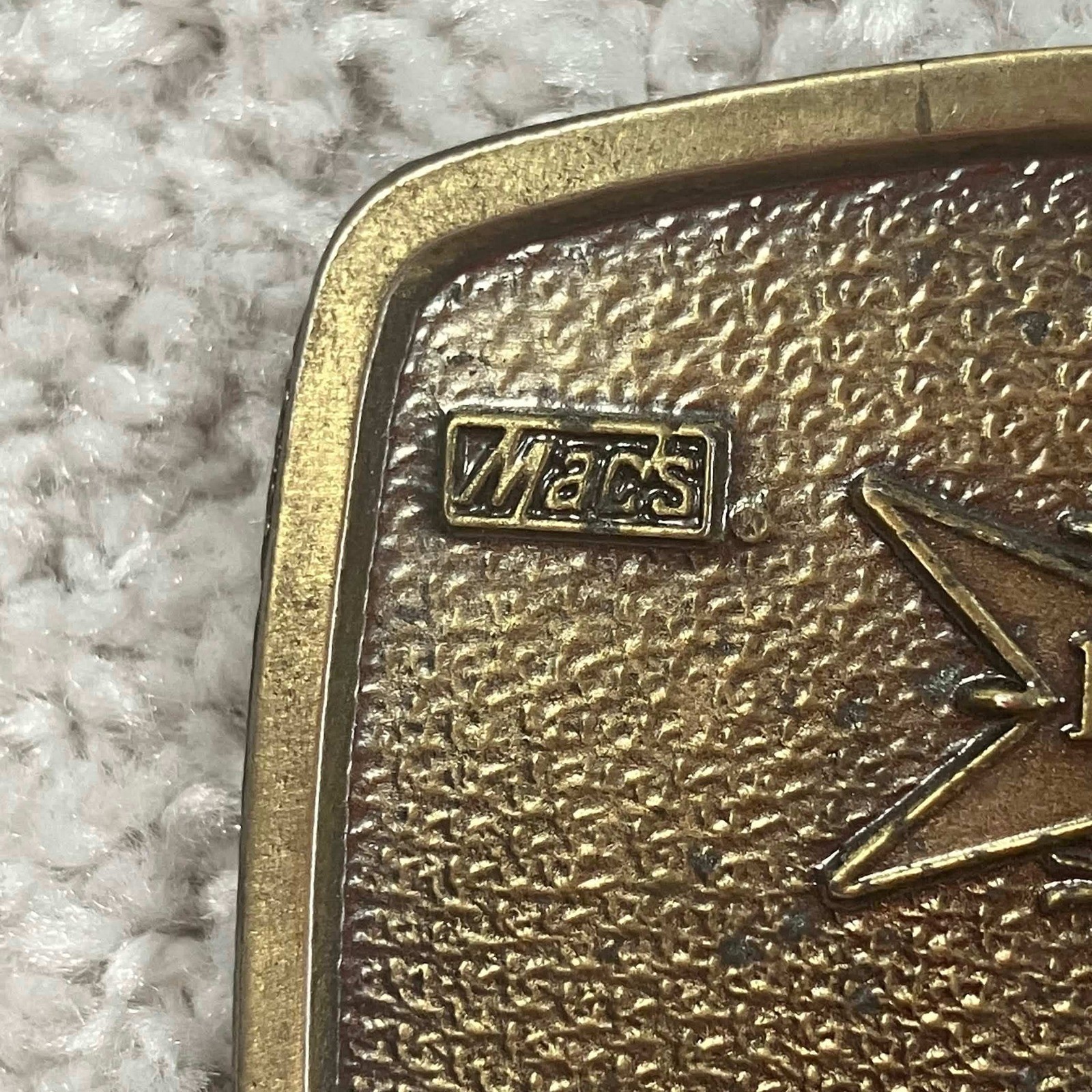 Vintage NAPA Blue Max Belt Buckle Limited Edition Mac&rsquo;s Pour le Merite Brass