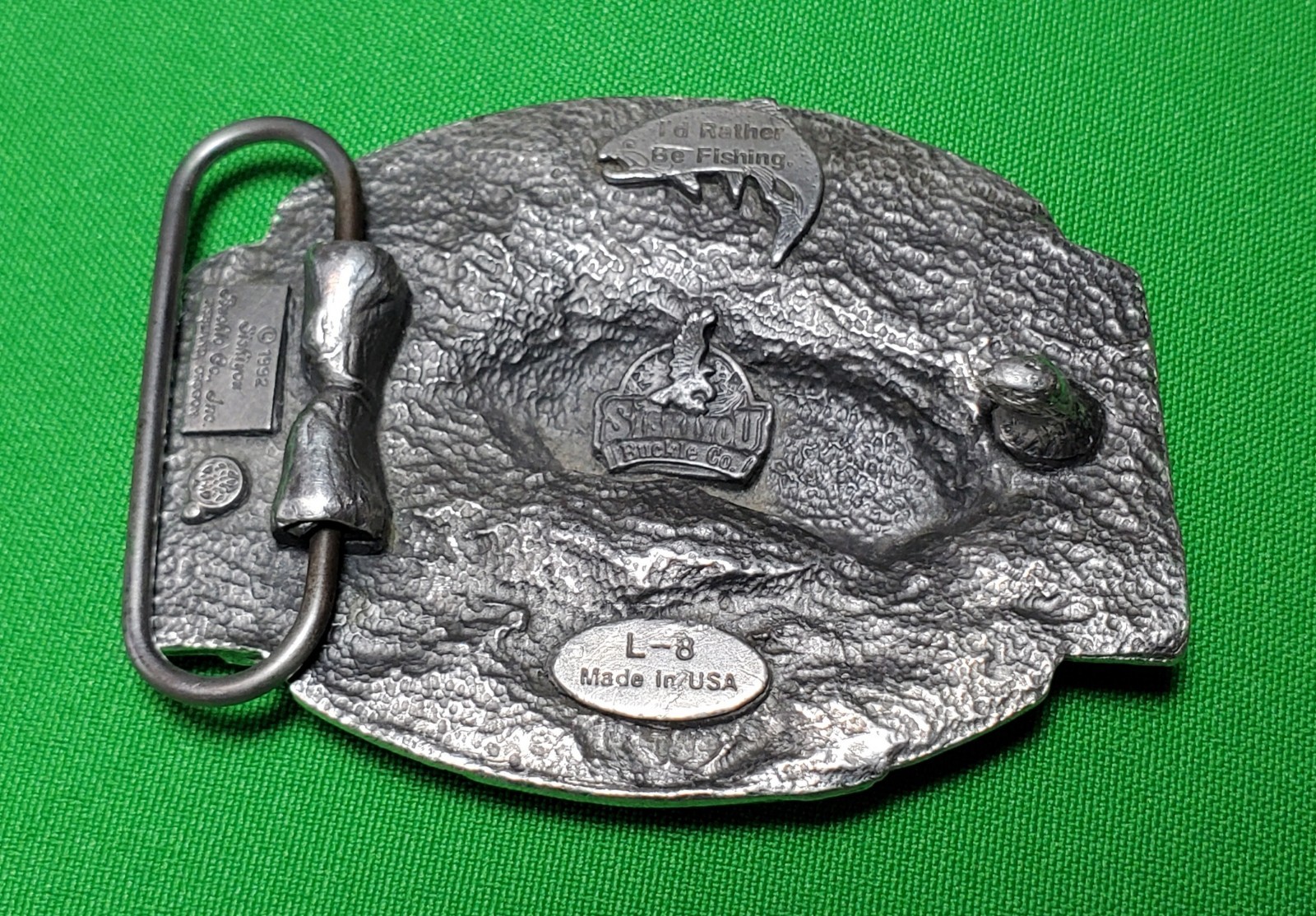 Lot of 4 Belt Buckles ~ Horse Head Jack Daniels Old No. 7 Fish Ariat