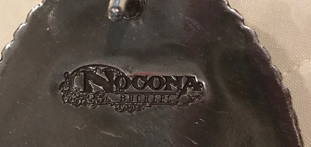 Nocona Blazin Roxx Horse Head Crystal Western Belt Buckle HORSE 37536.EUC