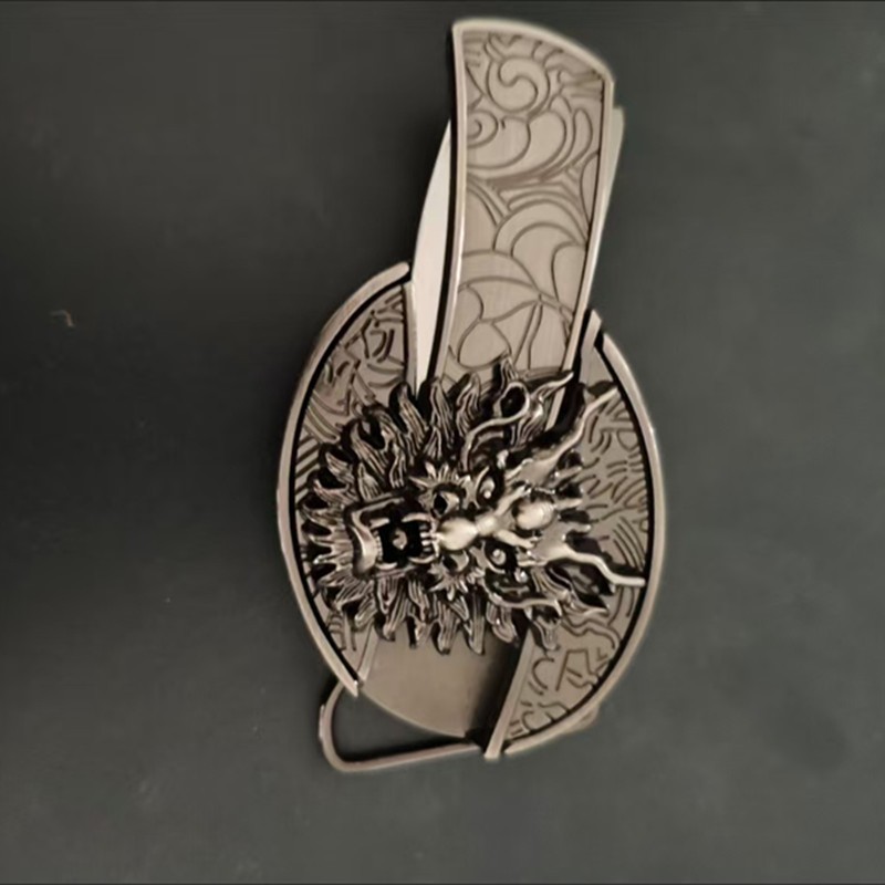 Fashionable smooth buckle men&rsquo;s belt buckle head with needle buckle trend