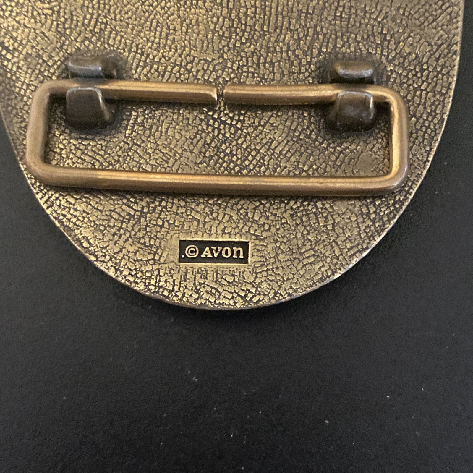 Antique Car Belt Buckle Avon Vintage Model T Brass Look Automobile Vehicle