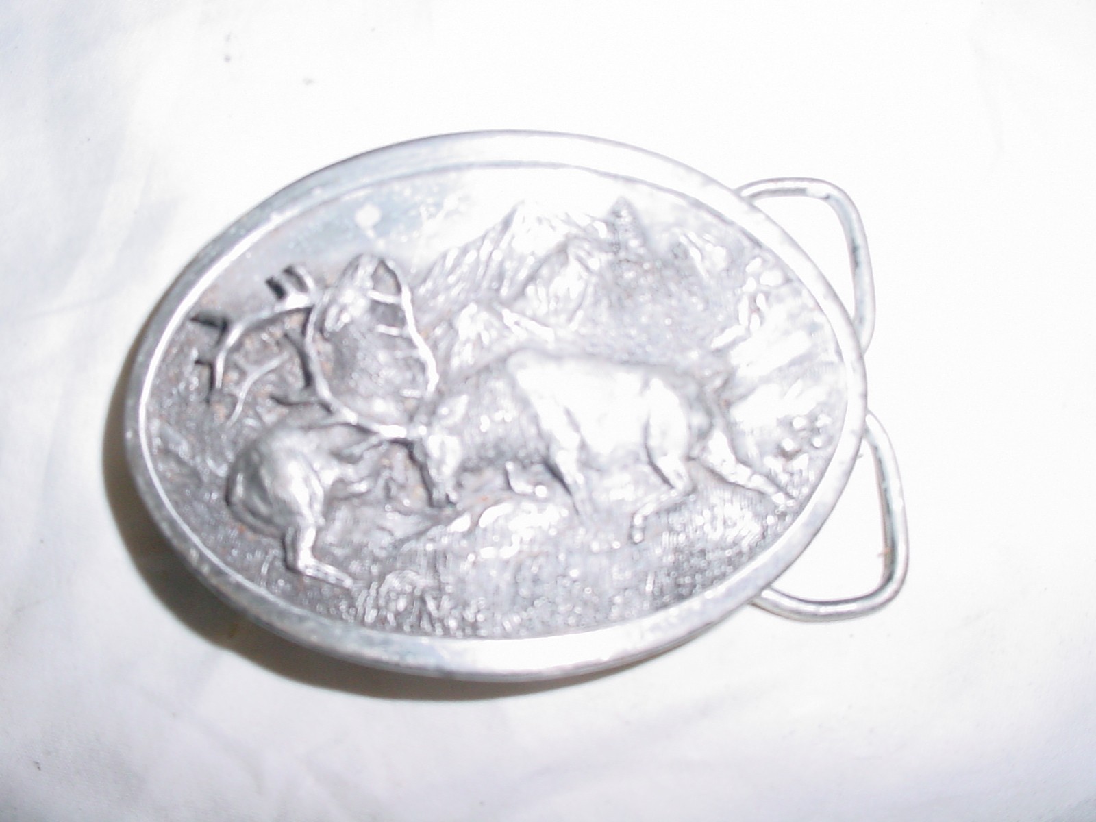 1983 Elk Belt Buckle-Siskiyou Buckle Co. Williams, Oregon