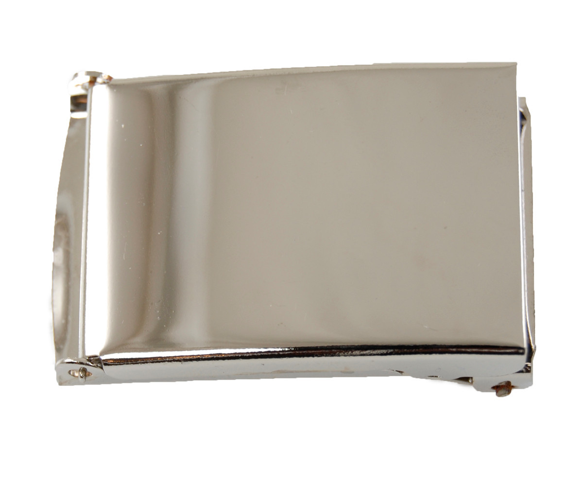 « PLAIN SILVER » MILITARY CANVAS FLIP WEB BELT & BUCKLE 60 INCHES