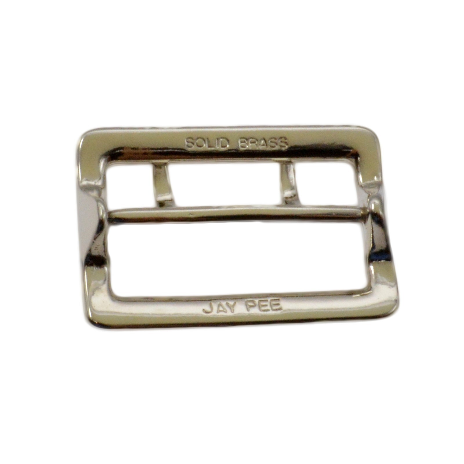 JAY-PEE Solid Brass Sam Browne Replacement Belt Buckle Black Chrome Brass