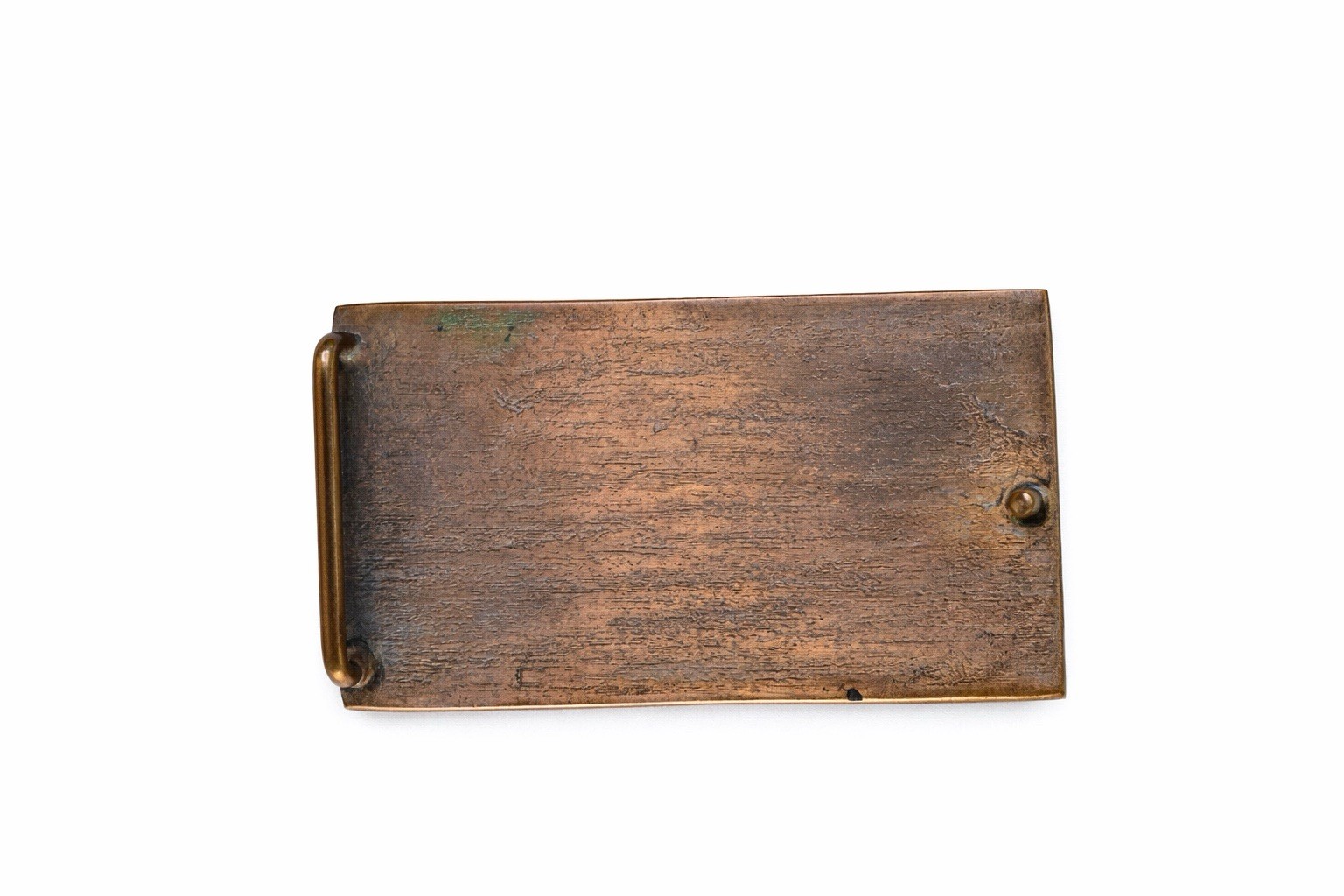 Corvette Bronze Metal Cars Rectangular Belt Buckle Men Vintage Antique Finish