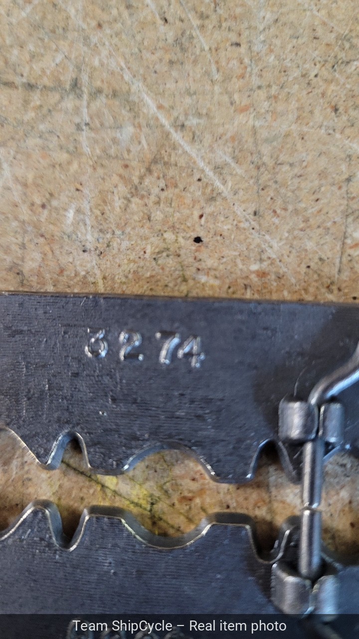 Vintage Super Sharp Razor Blade Belt Buckle 1974 Brass Tone Biker Rockab G2U