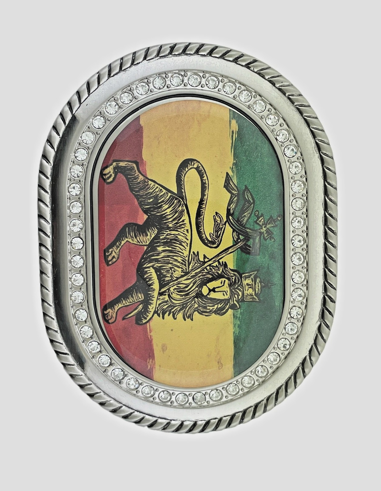 Reggae Rasta Belt Buckles Rastafarian Dub Music Culture Lion Judah Silver Bling