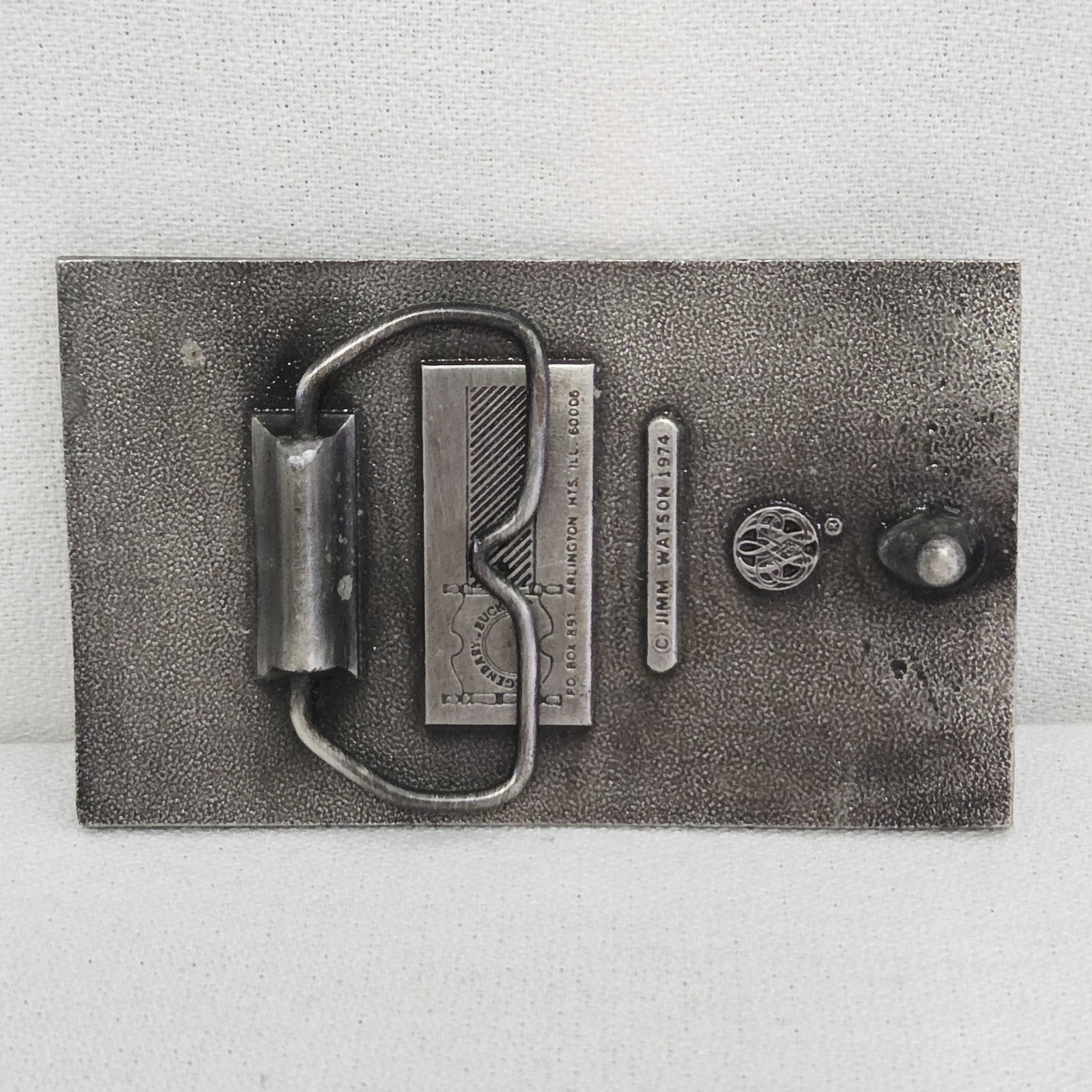 Belt Buckle – Legendary Buckles Jimm Watson 1974 Statler Brothers (some wear)
