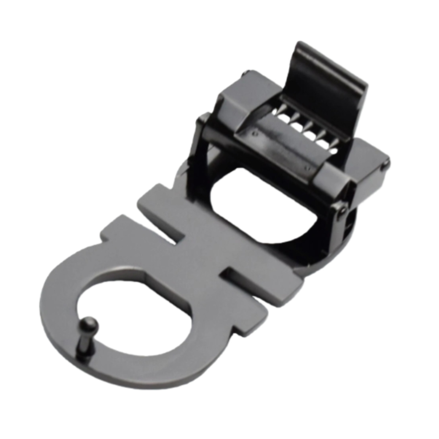 Dark Silver Ferragamo Classic Gancici Belt Buckle For 34-35mm leather strap