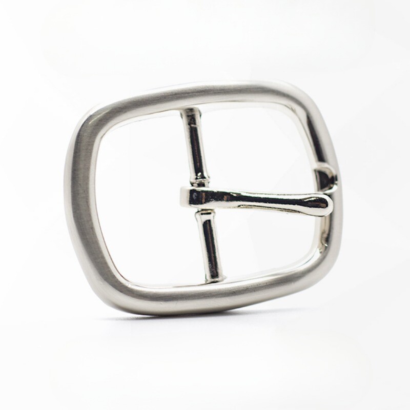 1X 30mm Belt Buckle Single Prong Rectangle Replacement Tongue Pin Buckle for Men
