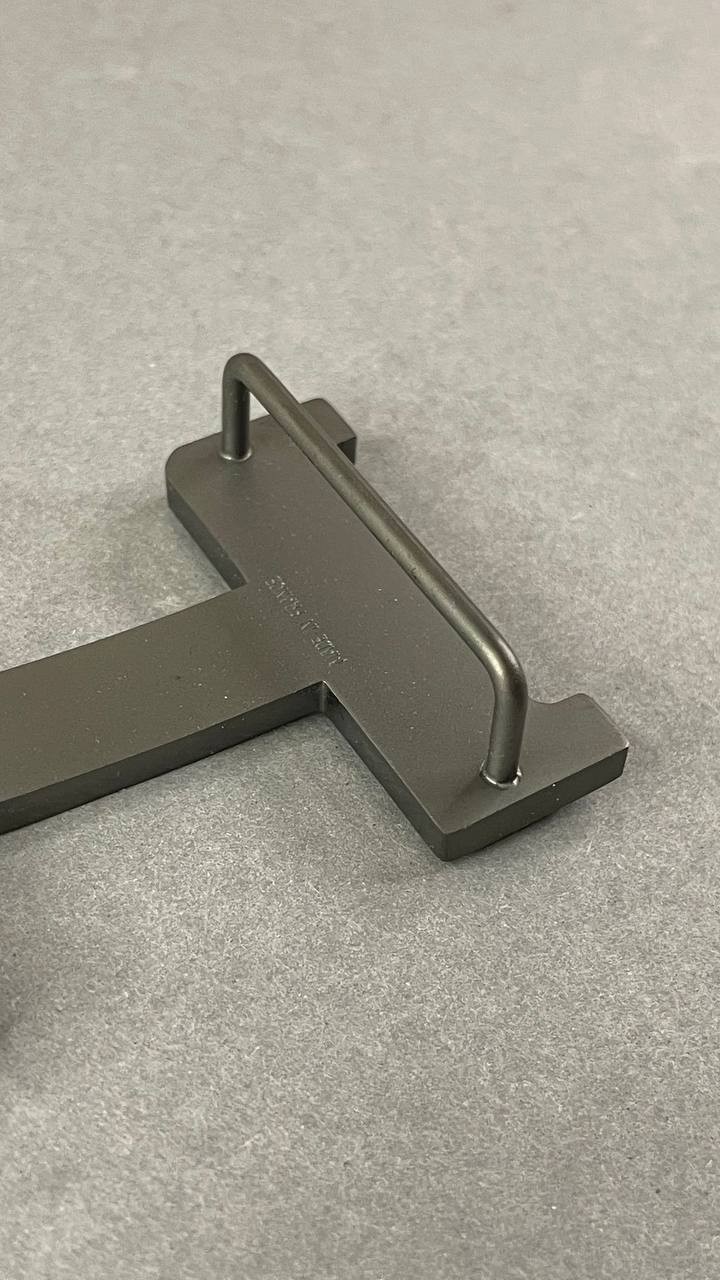 Glossy Black H Buckle 40mm 1.5` Black Hardware Belt Buckle