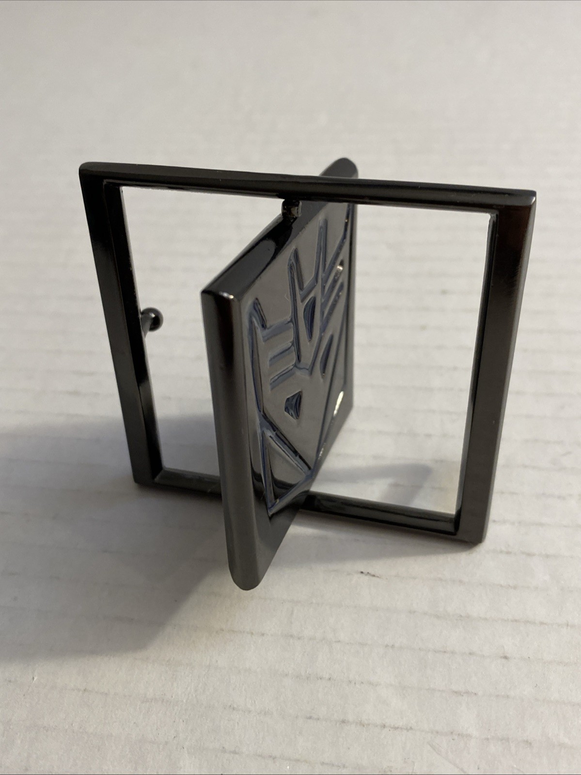 Transformers Reversible Metal Logo Belt Buckle Autobot Decepticon