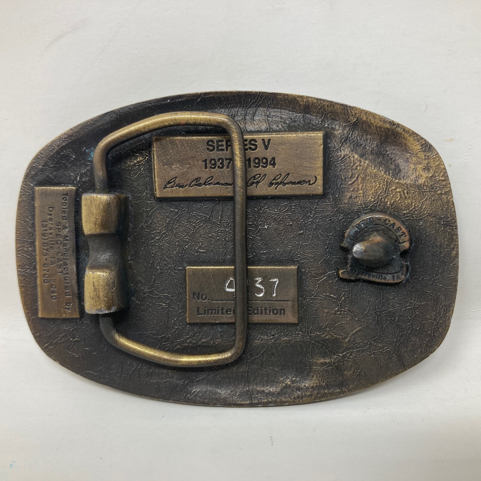 Tisco Spec-Cast Tractor Implement Supply Co 57 Years Limited Edition Belt Buckle