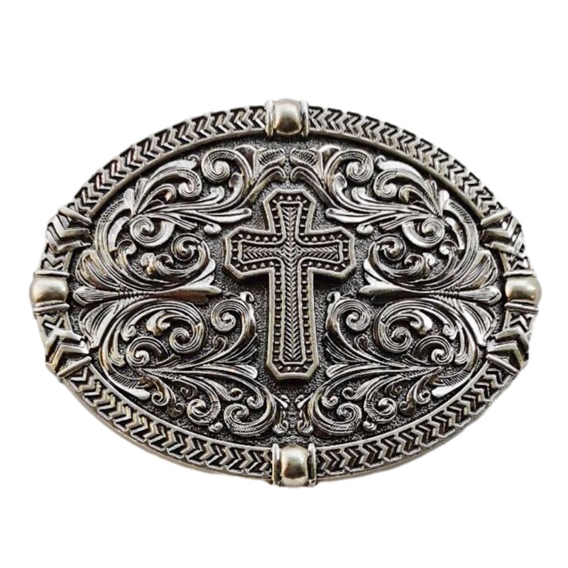 Cowboy Relief Belt Buckle Metal Belt Buckle for DIY Waist Belt Replacements