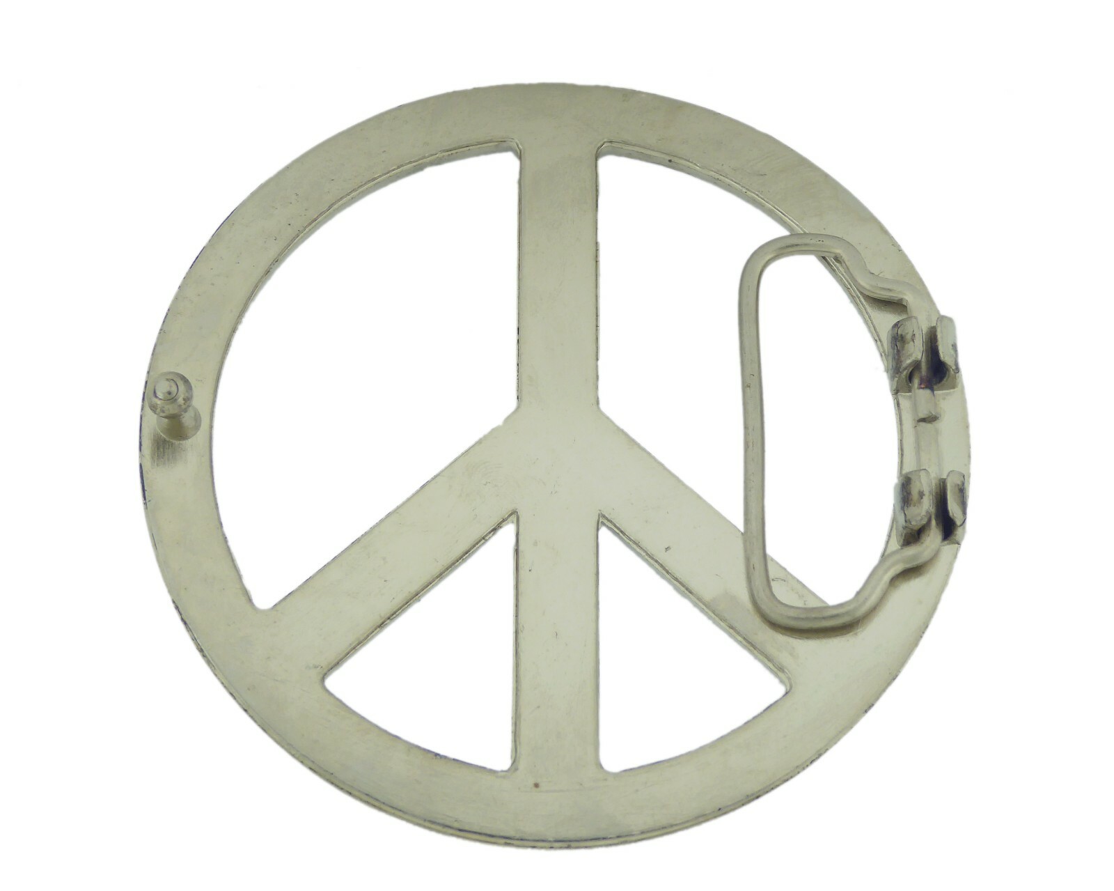 New Men Women Peace Sign Belt Buckle Symbol Dove Peace-Lover-Keeper Silver Bling
