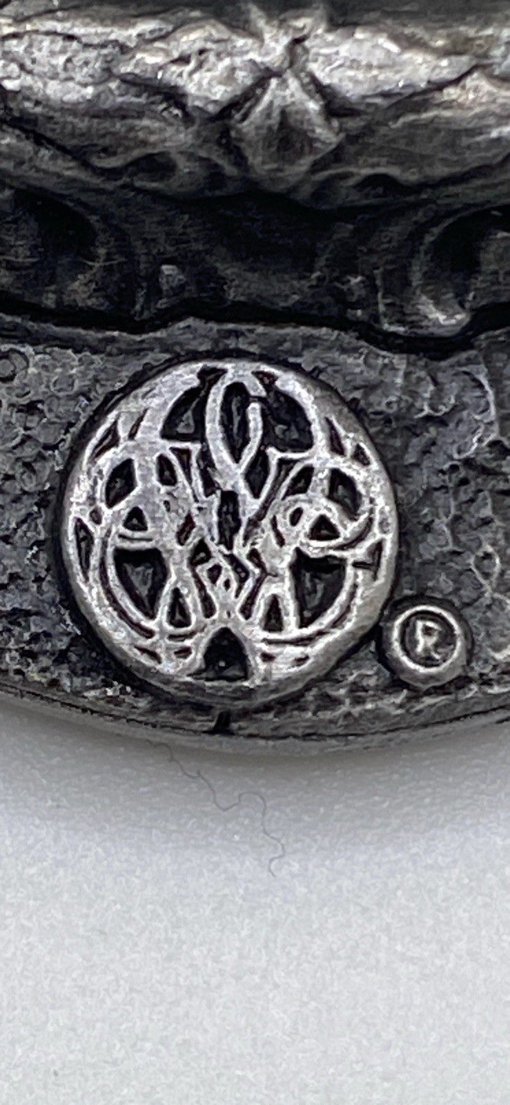 1983 Bergamot Brass Works Unicorn Castle Belt Buckle V-482 Made USA