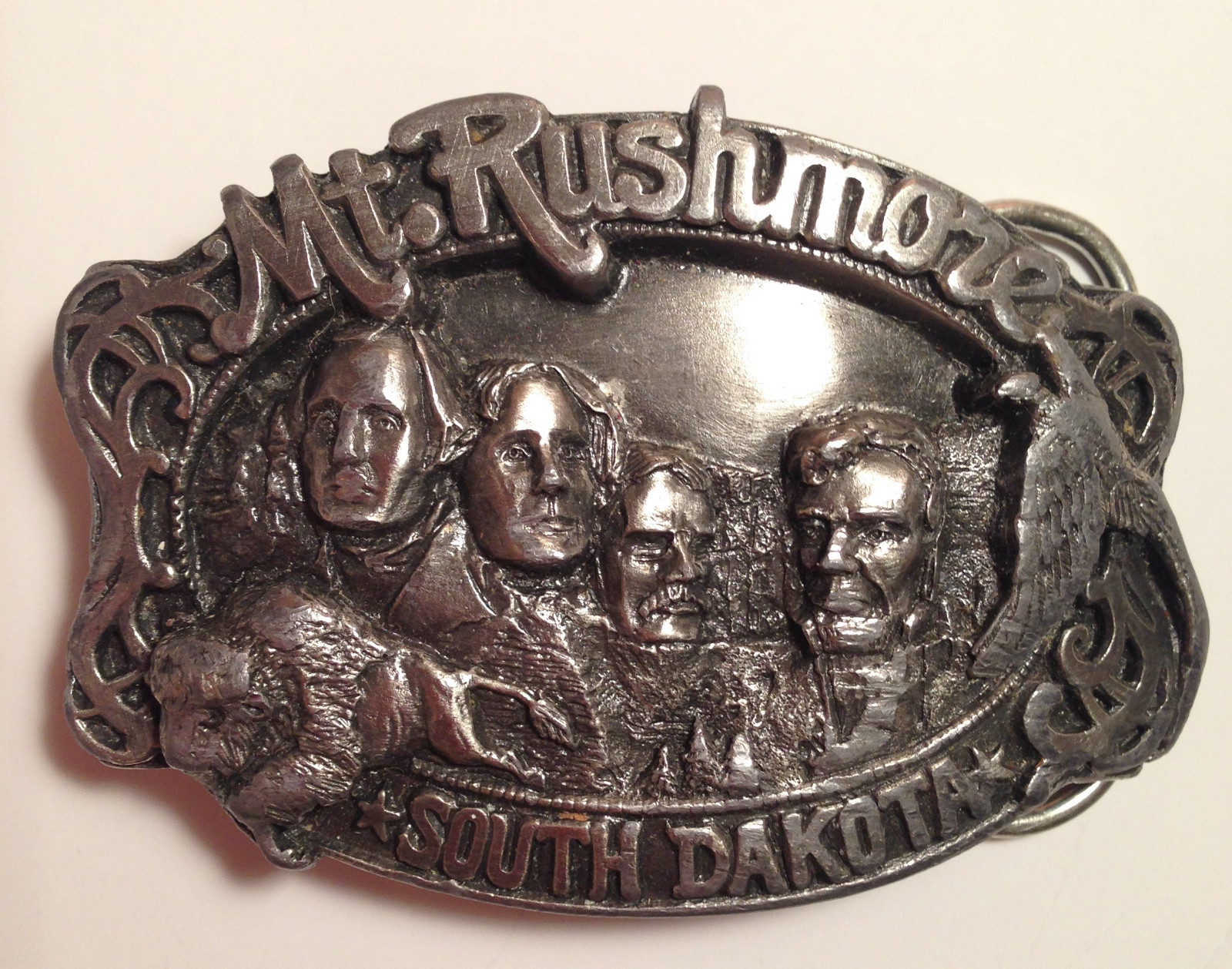 NEVER WORN 1985 Siskiyou Williams MT Rushmore South Dakota Belt Buckle LE