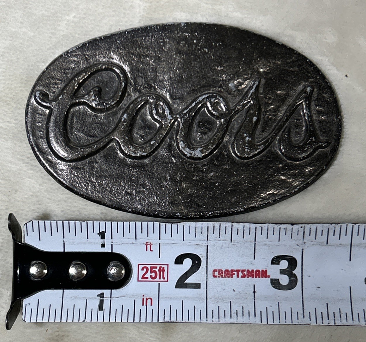 Vintage Coors Belt Buckle Metal Men’s