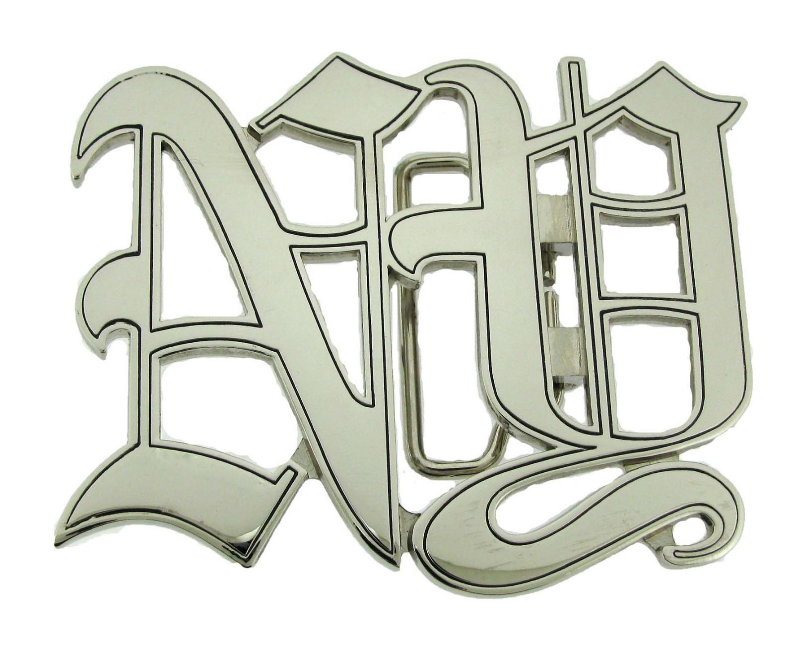 Old English Style Initials Los Angeles New York Las Vegas Men Women Belt Buckles