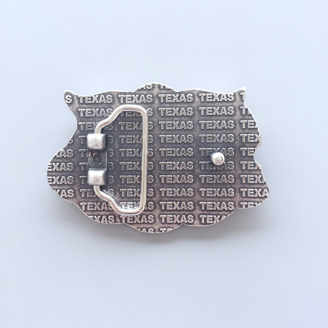Vintage Silver Plated Western Star Cowboy Belt Buckle Boucle de Ceinture