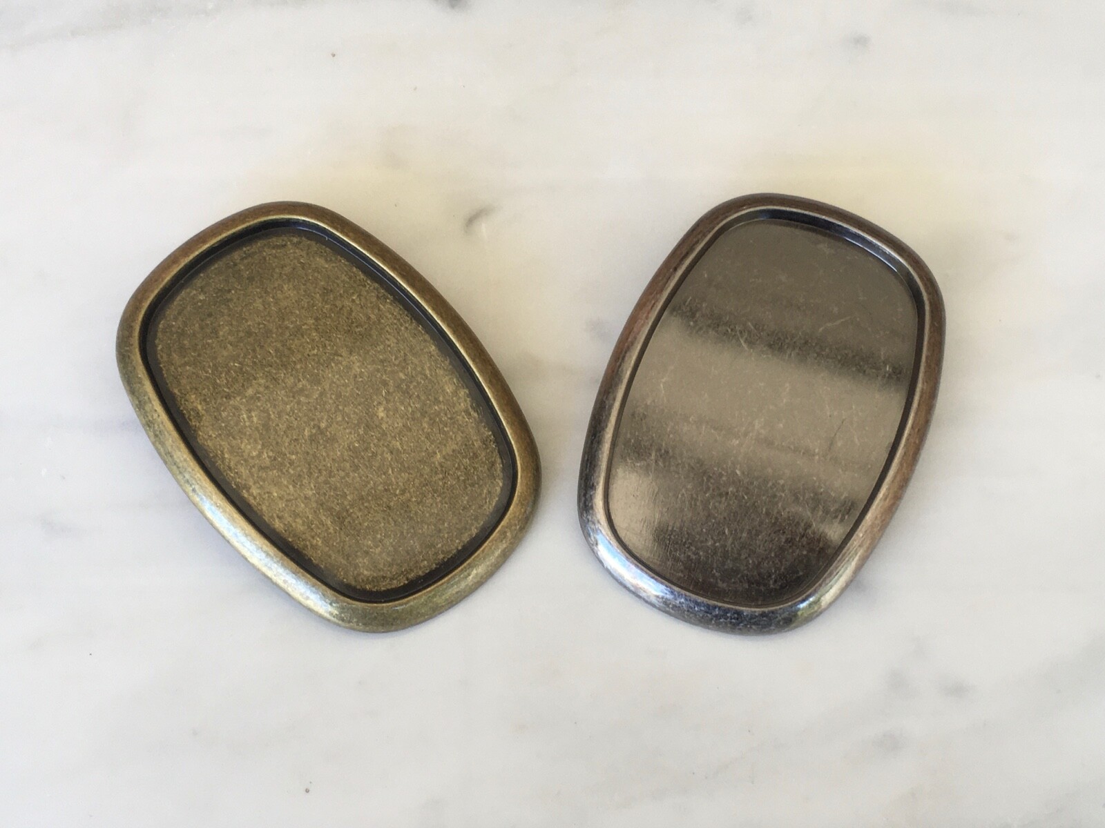 Antique Nickel or Brass Color Western Style Casual Belt Buckle For 1.5&Prime;W Belts