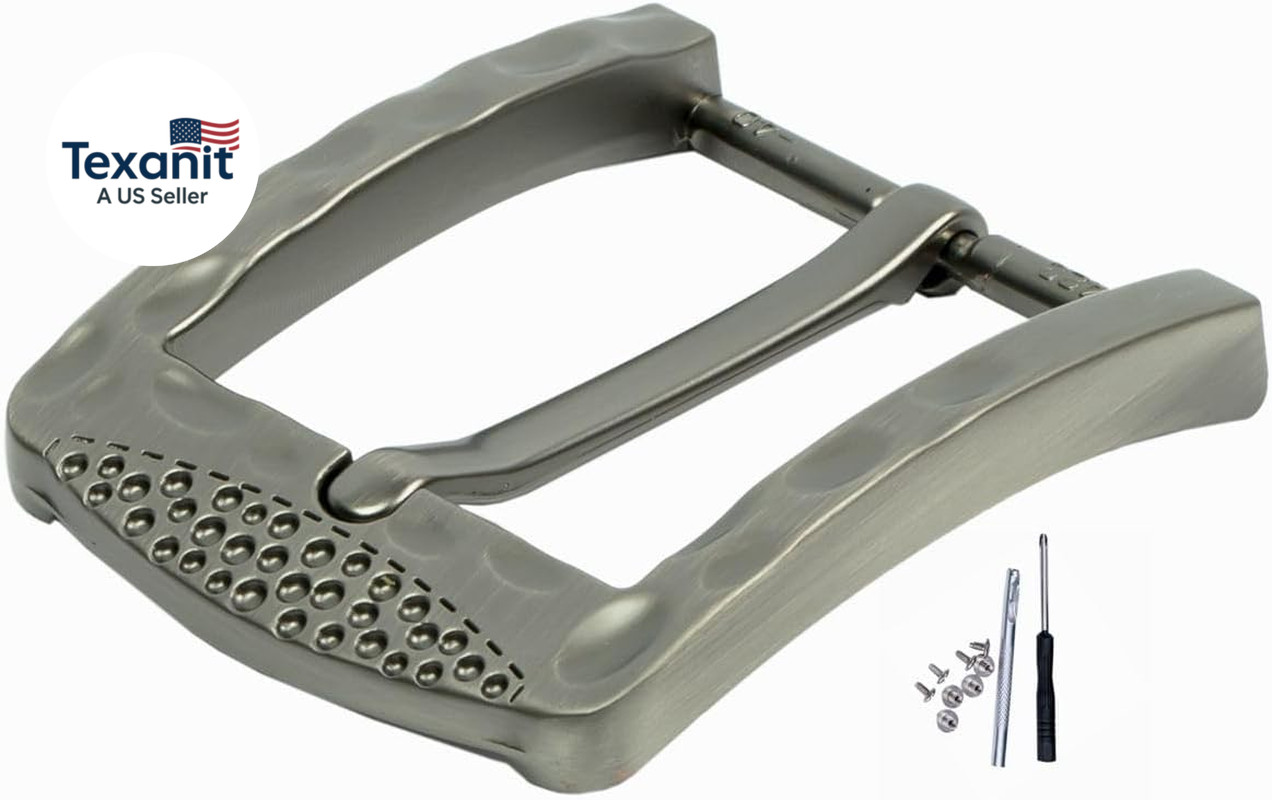 1.5&Prime; (38Mm-40Mm) Belt Buckle Replacement Kit Men&rsquo;S Single Prong Buckle Heavy Dut